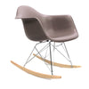 Eames RAR schommelstoel mauve grijs