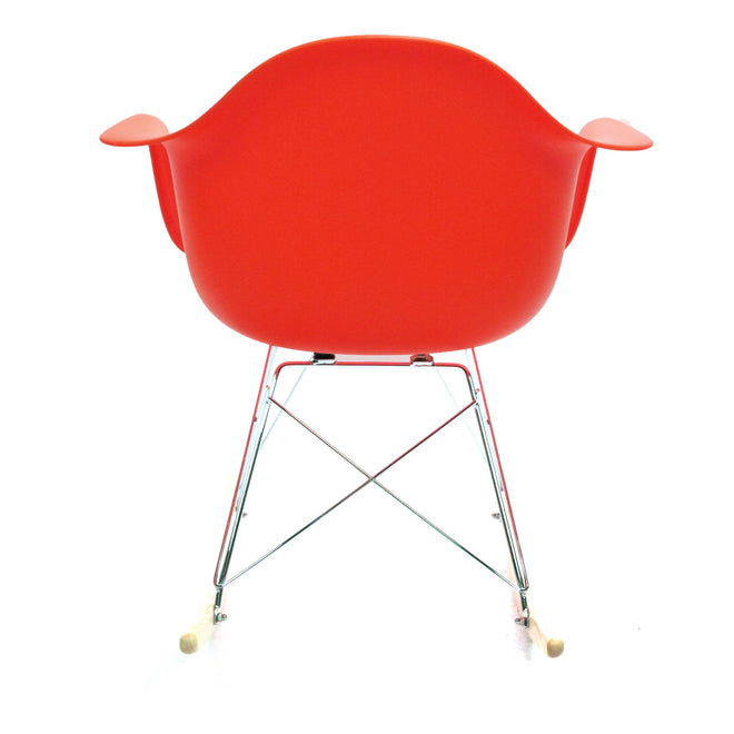 Eames RAR schommelstoel oranje - Charles & Ray Eames 