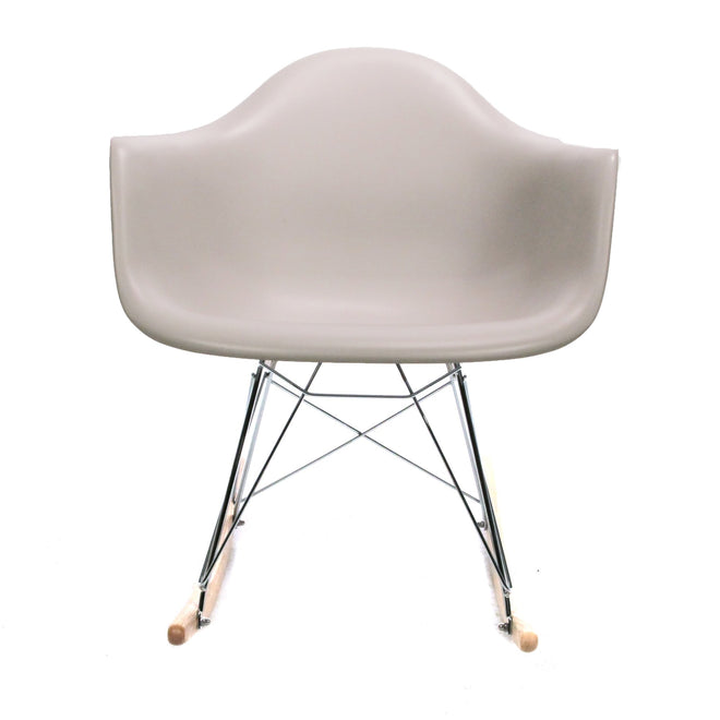 Eames RAR schommelstoel telegrijs - Charles en Ray Eames