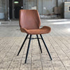 Eetkamerstoel Darren cognac leer