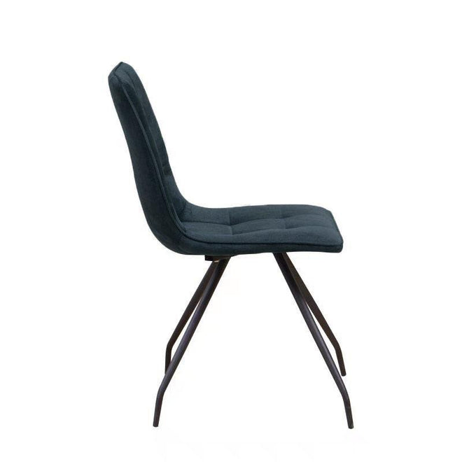 Eetkamerstoel Fenn Velvet blauw