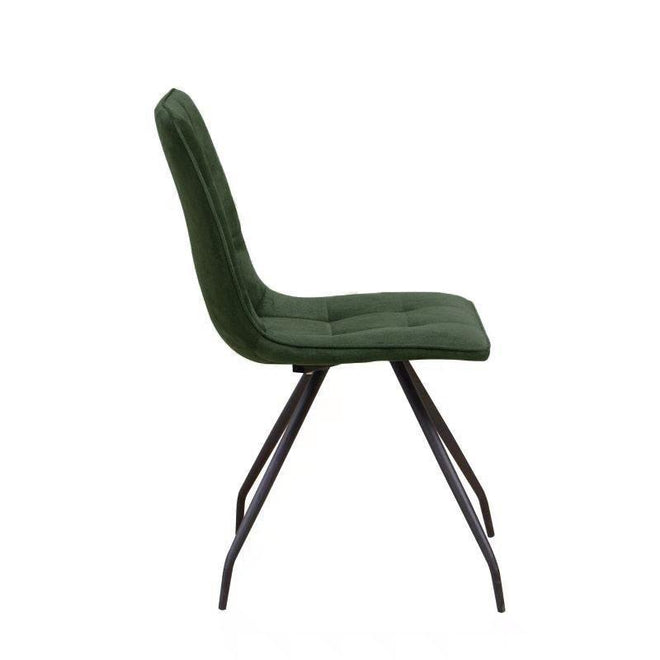 Eetkamerstoel Fenn Velvet groen