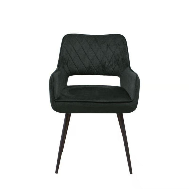 Eetkamerstoel Lexa Velvet antraciet