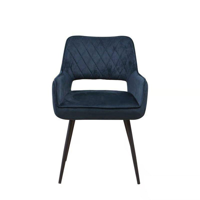 Eetkamerstoel Lexa Velvet blauw