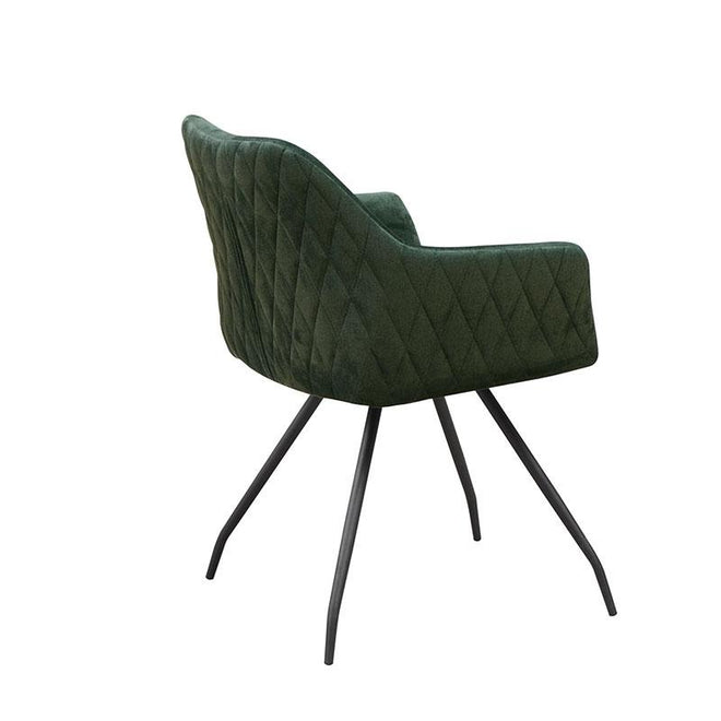 Eetkamerstoel Jessa Velvet groen