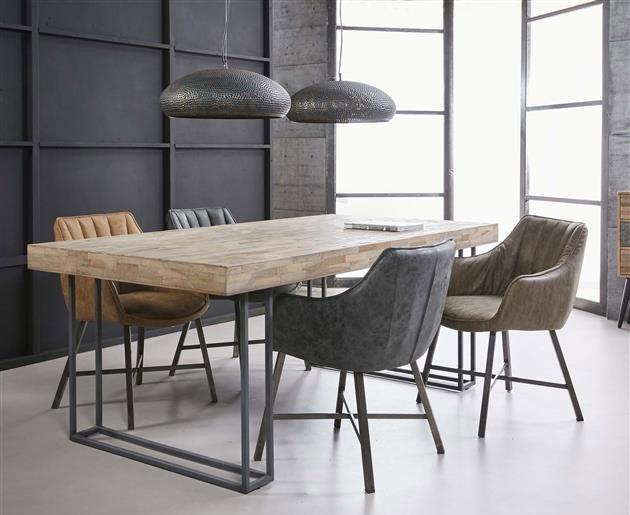 Eetkamertafel Dining 200x100cm teakhout