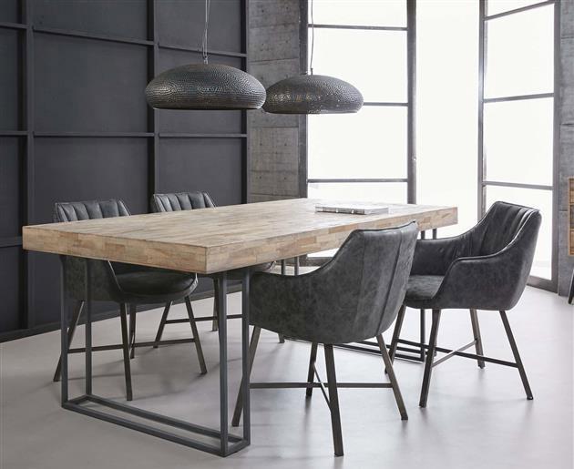 Eetkamertafel Dining 200x100cm teakhout