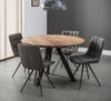 Eetkamertafel Flow rond acacia hout Ø120 cm