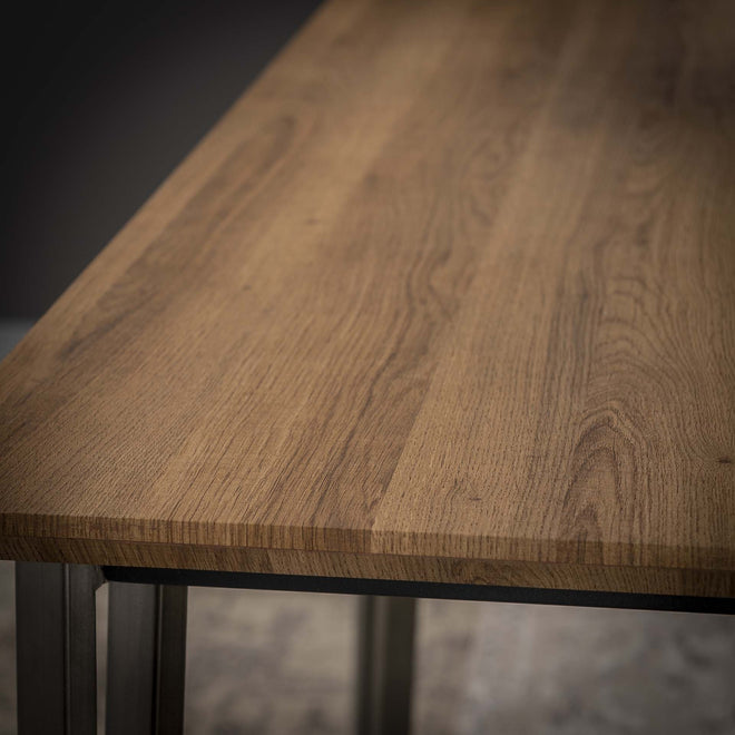 Industriële eetkamertafel Aldo 120x80