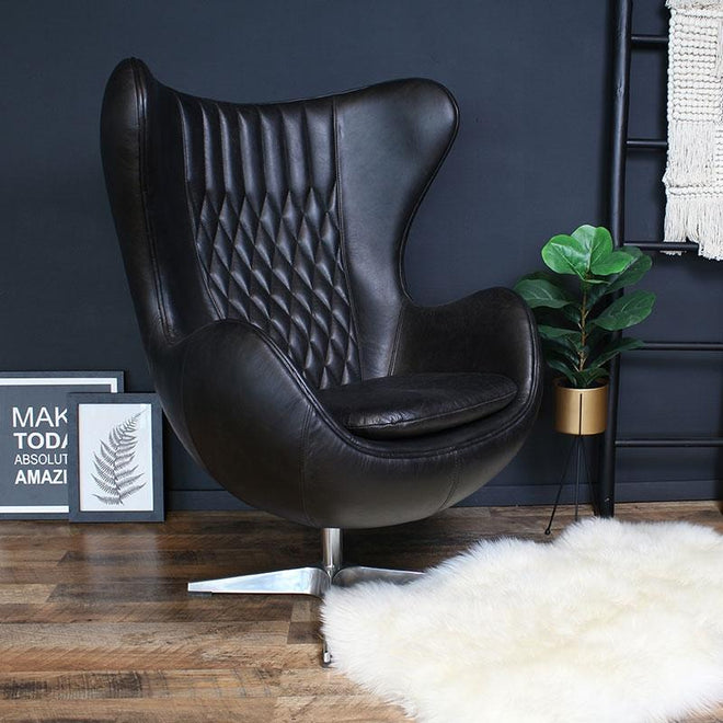 Egg chair Mason zwart 