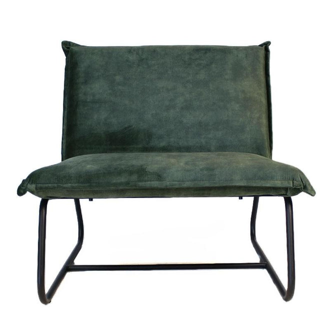 Fauteuil Dante velvet Luxury groen
