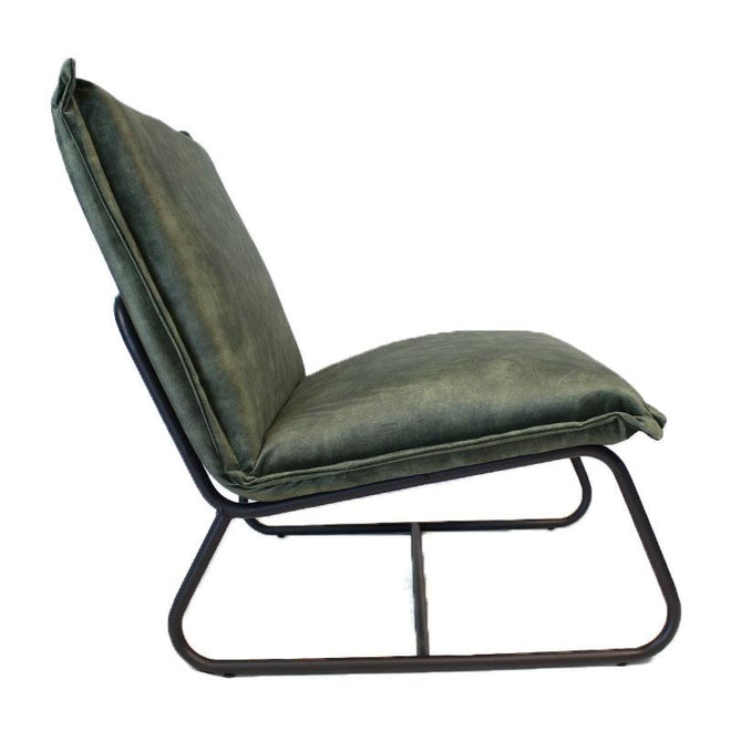 Fauteuil Dante velvet Luxury groen
