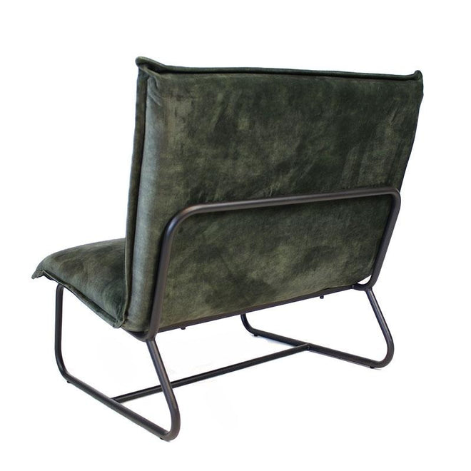 Fauteuil Dante velvet Luxury groen