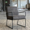 Industriële fauteuil Santos taupe