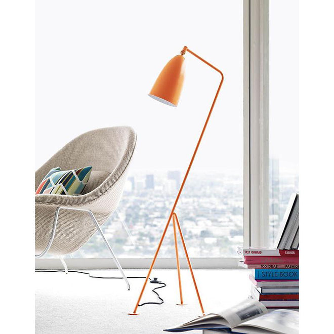 Grasshopper vloerlamp oranje - Gubi Grosmann 
