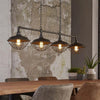 Industriële hanglamp Daisy 4-lichts