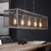 Industriële hanglamp Flume 5-lichts