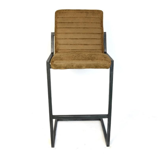 Industriële barkruk Houston cognac