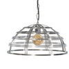 Industriële hanglamp Bright chroom