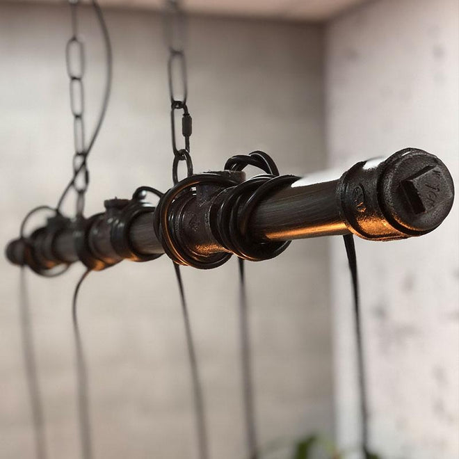 Industriële fabriekslamp Ryker 5-lichts fade grey