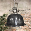 Industriële hanglamp Finn Raw nickel Ø45