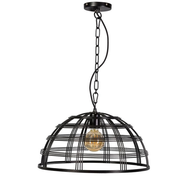 Industriële hanglamp Bright zwart