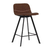 Industriële barkruk Lester bruin 64 cm