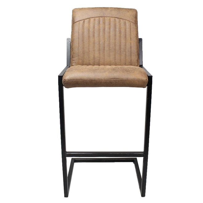 Industriële barkruk Salvador cognac