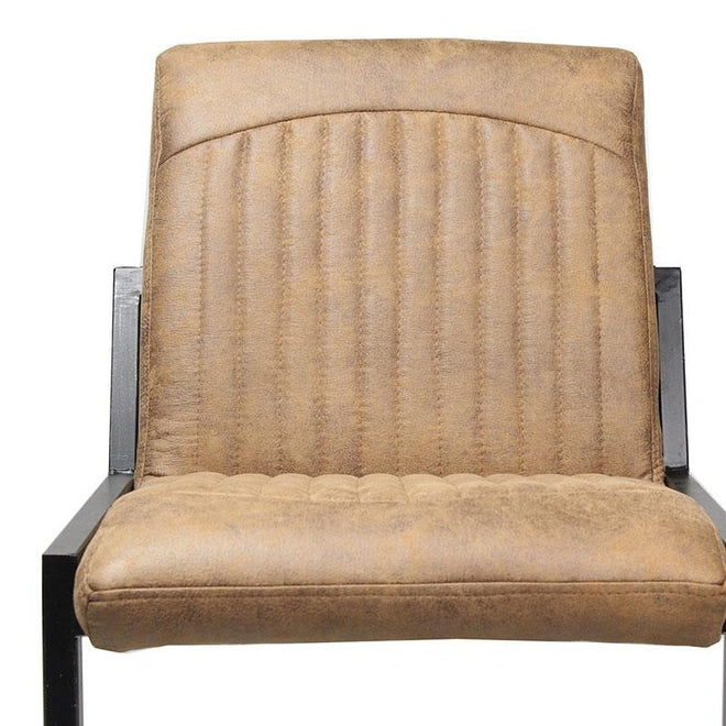 Industriële barkruk Salvador cognac