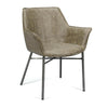 Industriële eetkamerstoel Bruce taupe