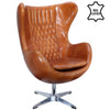 Egg chair Mason cognac premium leer