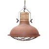 Industriële hanglamp Baylee rustic koper