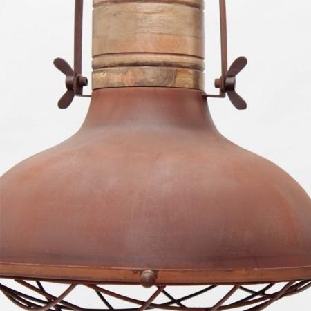 Industriële hanglamp Baylee rustic koper