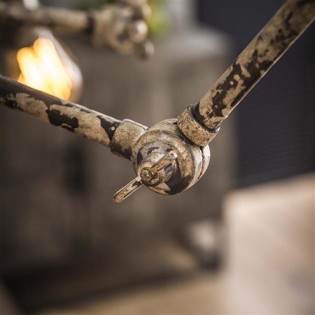 Industriële hanglamp Eli 10-lichts