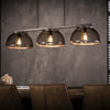 Industriële hanglamp Lindon 3-lichts oud zilver
