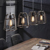 Industriële hanglamp Sienna 4-lichts