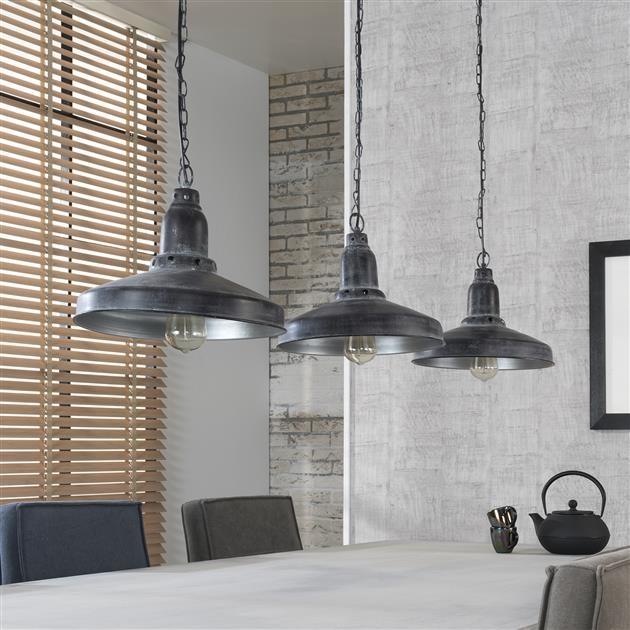 Industriële hanglamp Tatum 3-lichts 