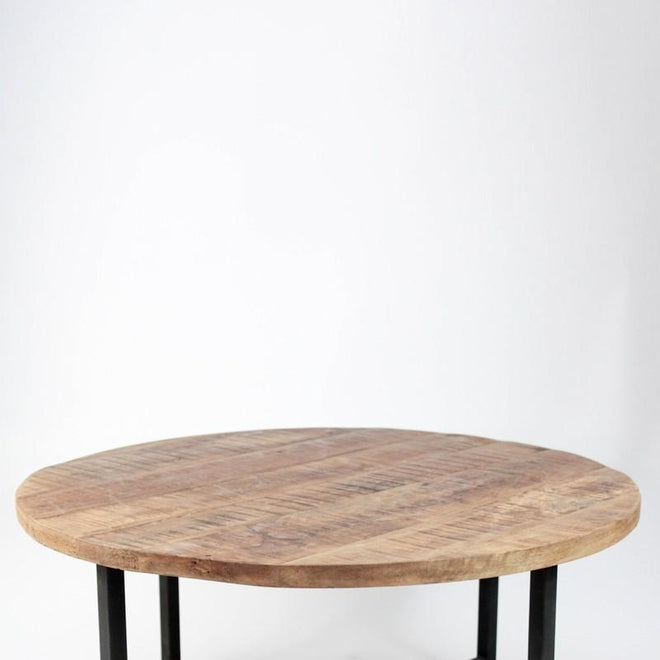 Industriële salontafel Roqi  - grof mangohout