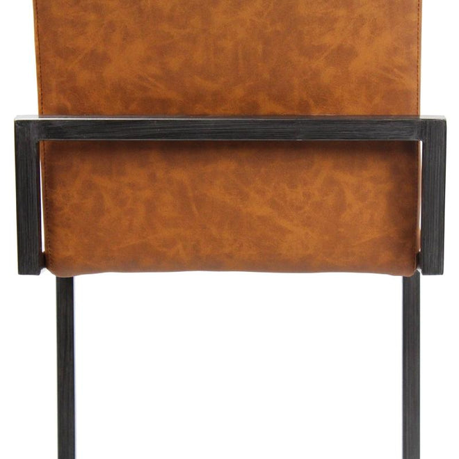 Industriële barkruk Flash cognac