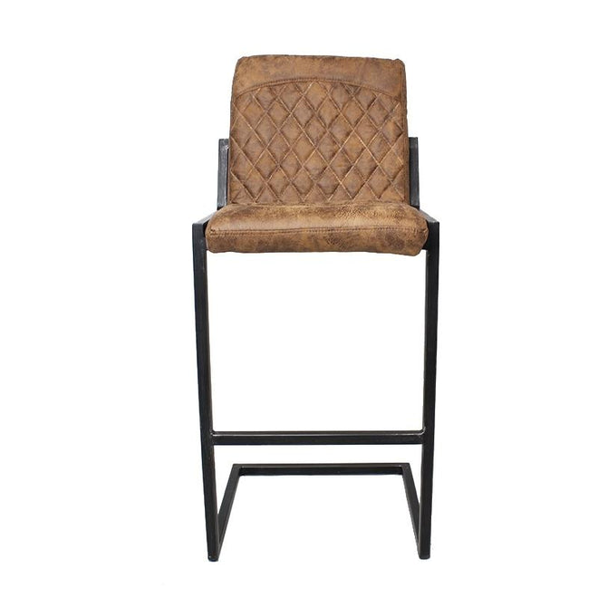 Industriële barkruk Phoenix cognac