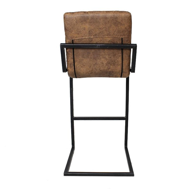 Industriële barkruk Phoenix cognac