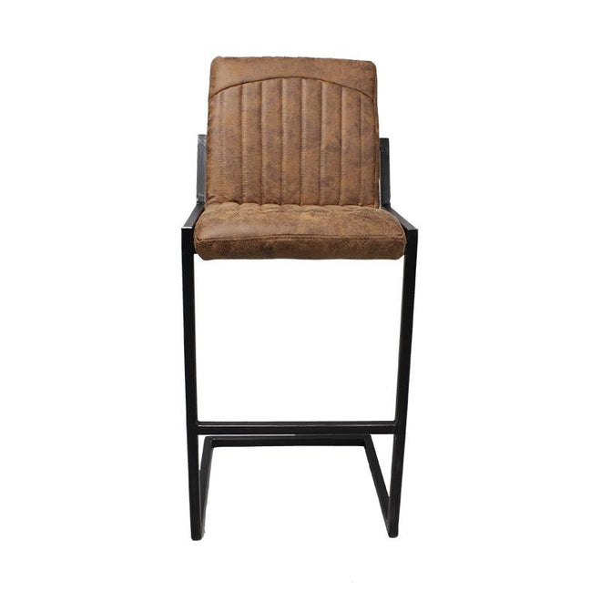 Industriële barkruk Toni cognac