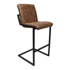 Industriële barkruk Toni cognac 79 cm (set van 4)