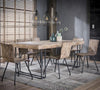 Industriële eetkamertafel Dining teakhout 200x100cm