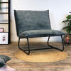 Fauteuil Dante velvet Luxury blauw