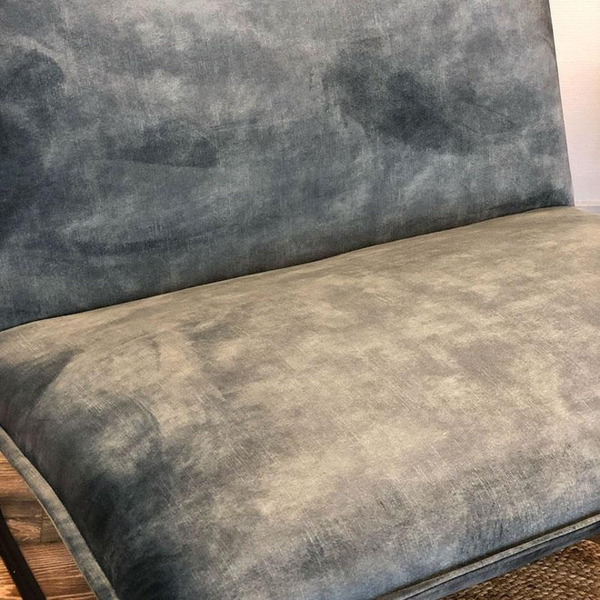 Fauteuil Dante velvet Luxury blauw