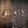 Moderne hanglamp Atticus zilver metaal 3-lichts