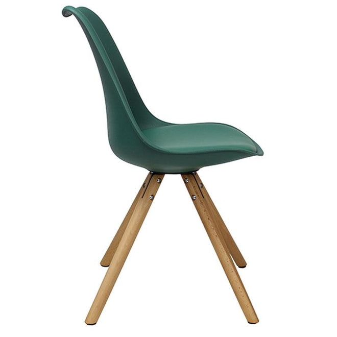 Nordal eetkamerstoel donker ocean green 