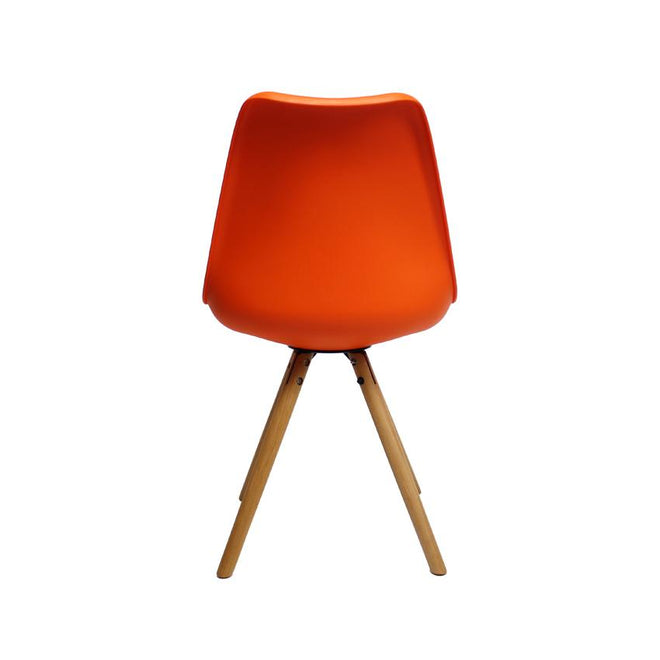 Nordal eetkamerstoel oranje 
