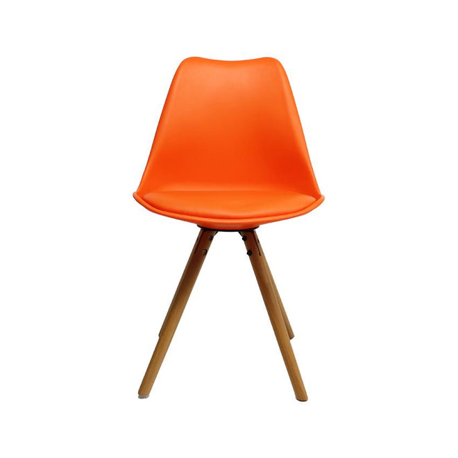 Nordal eetkamerstoel oranje 